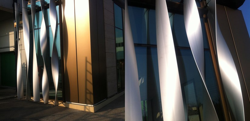 The Monument Building fins will be made of anodised aluminium and will provide solar shading and increase natural light The Monument Building fins will be made of anodised aluminium and will provide solar shading and increase natural light